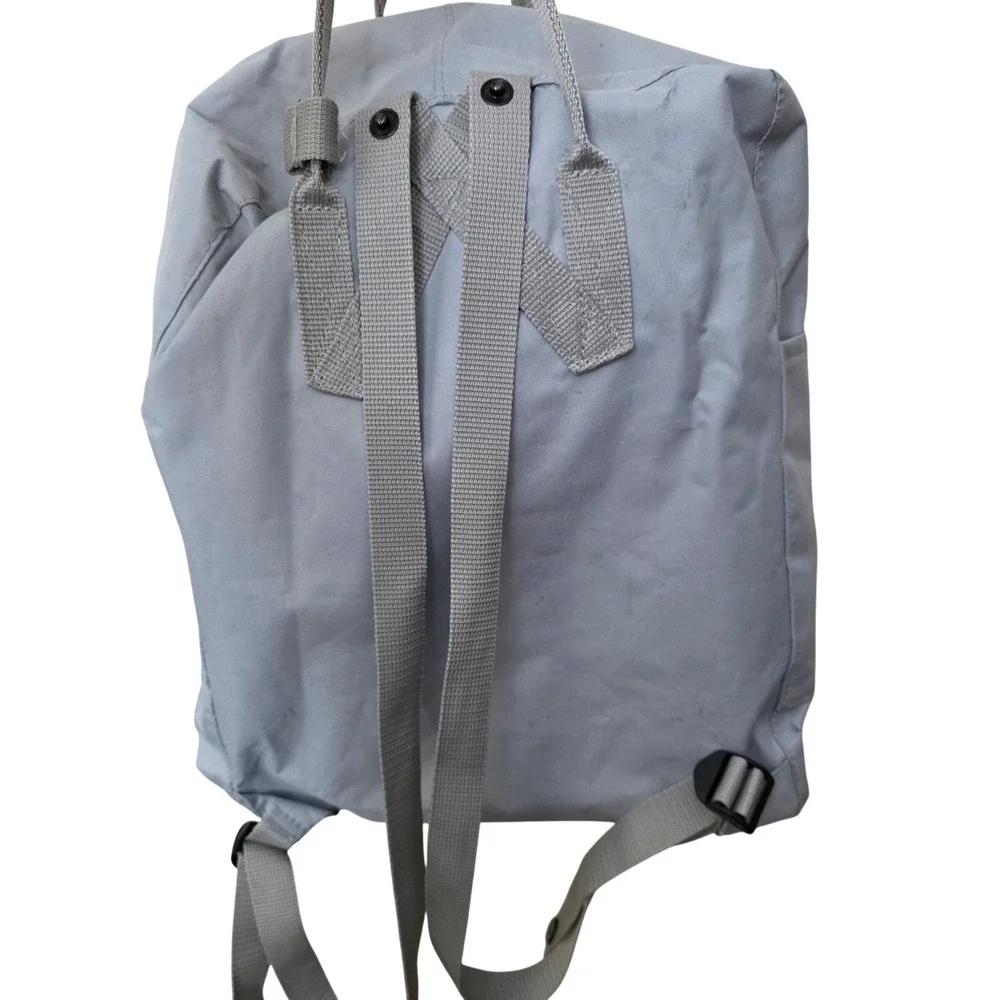Fjallraven Kanken Classic Backpack‎ Light Blue Grey 23510 School Travel Bag
